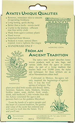 Ayate Washcloth, Exfoliating Washcloth, Agave Fiber Body & Face Wash Cloth, Body Loofah Alternative, Mold-Resistant Scrub Towel (Pack of 6) - Image 3