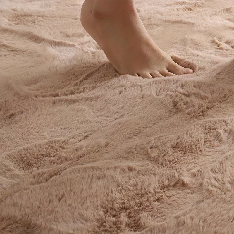 Tnessential Beige Rabbit Rug - Image 2