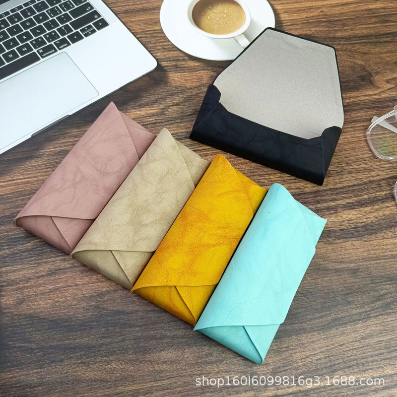 High-End, Classy Sunglasses Case, Personalized Classy Handmade Leather Glasses Case With Free Logo Printing - Image 2