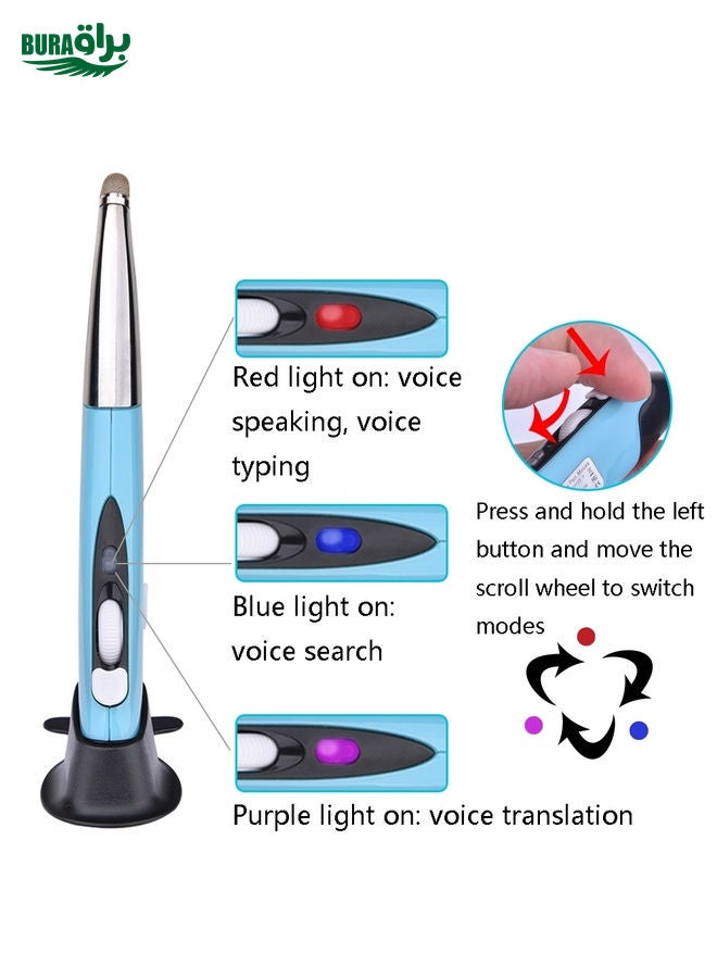 PR-06S Voice Control AI Wis Mouse Handwriting Wireless Mouse(Red)