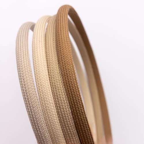 Heliums Thin Headbands For Women - 8mm Skinny Headband, 4 Count, Comfortable Narrow Hair Bands Blend with Hair Color (Dark Blonde, Sandy, Beige and Ash Blonde) - Image 4