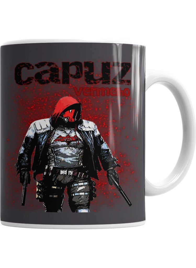 Baskı Dükkanı Print Shop Capuz Vermelho Mug Porcelain 
