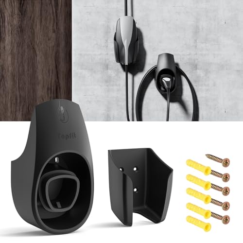 BMZX for Tesla Charger Holder Charging Cable Organizer with Charger Slot for Tesla Motors Wall Mount Connector Bracket Adapter Fit for Model 3/Y/S/X - Image 1