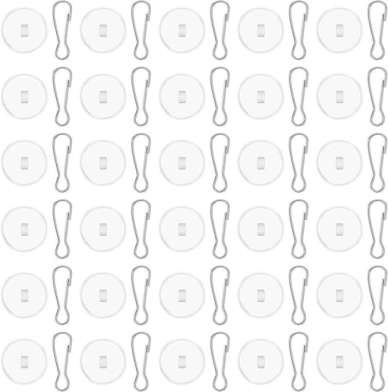 30 قطعة من الخطافات اللاصقة الشفافة للحائط والسقف لتزيين الحفلات وأعياد الميلاد - Image 1