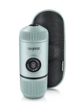 WACACO Nanopresso Portable Espresso Maker Bundled with Protective Case Arctic Blue Arctic Blue