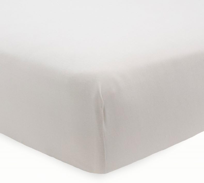 Little Unicorn Stretch Knit Crib Sheet - Pebble - Image 2