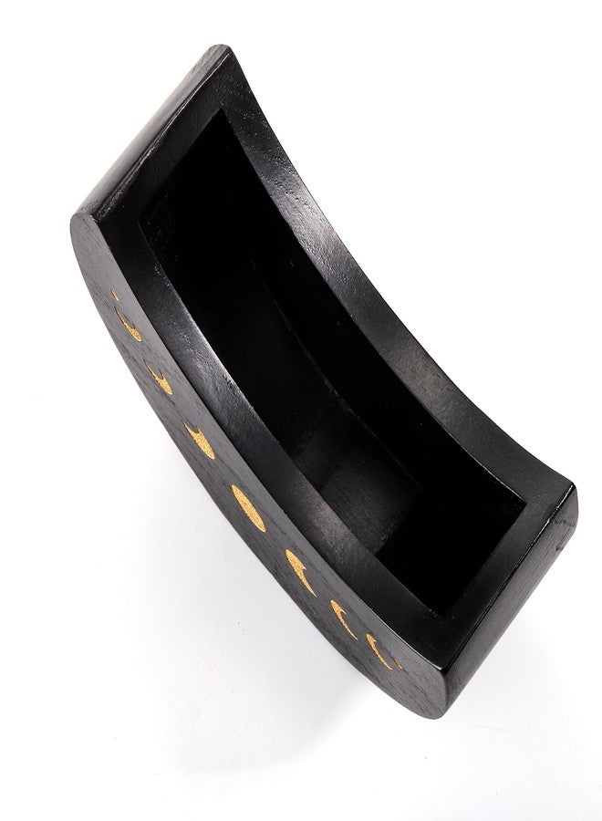 Eorbow Tarot Deck Holder with Moon Shape Case, Wood Tarot Card Display Box Stand, Moon Phase Daily Oracle Card Organizer, Witchcraft Decor Supplies for Crystal Stone Storage - Image 5