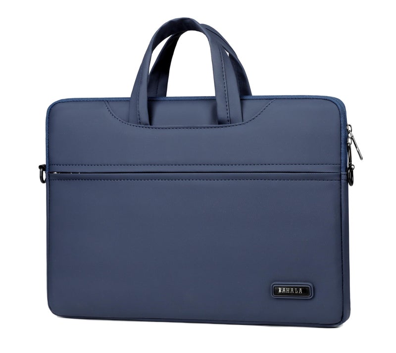Rahala 3-in-1 Laptop Briefcase for Men & Women – Waterproof 15.6” Business Laptop Bag with Shockproof Bubble Padding & Shoulder Strap – RAL817, Blue - Image 1