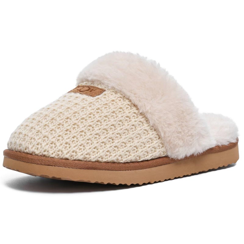 OOW Cozy House Slippers for Women with Memory Foam Soft Warm Fuzzy Slippers Women Home Womens Slipper Shoes for Indoor - Image 1