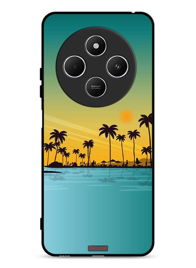 Tolwak Xiaomi Redmi 14R 5G Protective Case Cover Scenery Abstract Art  - Image 1