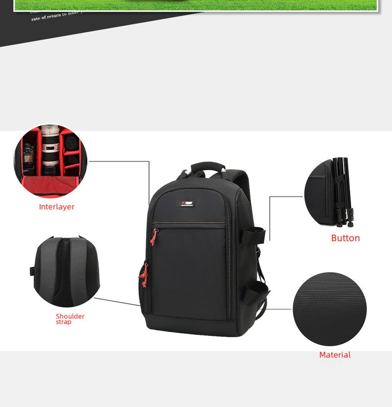 Factory Direct Selling New Slr Camera Bag Backpack Outdoor Multi-Functional Digital Backpack - Image 2