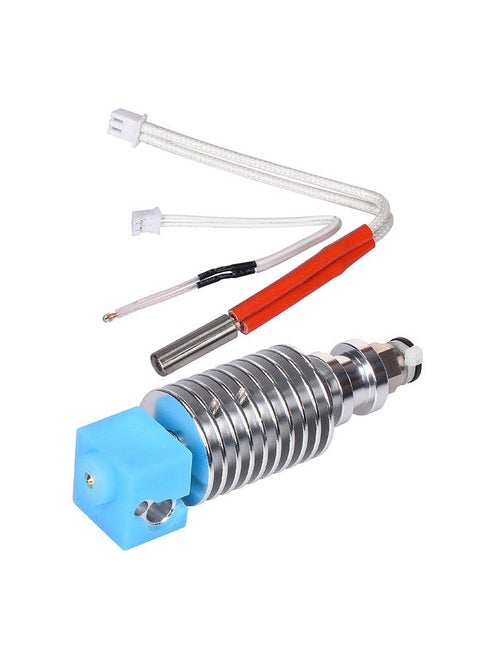 3D Printer 24V I3 Mega Hotend V5 J-head Hotend Bowden Extrude Kit with 0.4mm Nozzle Heater Wire Compatible with Mega Series 3D Printer ChironS