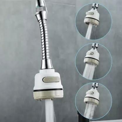 SHREE HANS CREATION 360 Degree Rotatable Sink Tap Extension Water Faucet Nozzle Adapter Head with Hose Aerator Filter Shower Extender Sprayer for Kitchen, Bathroom,(3 Mode) - Image 2