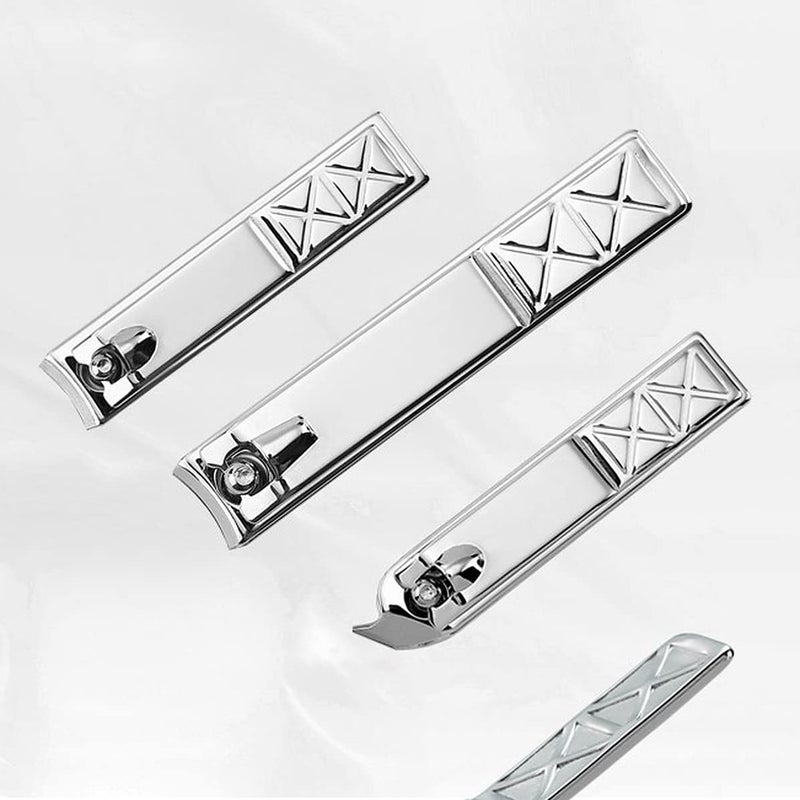 Wolpin 16 Pcs Manicure Kit Set Nail Clippers Pedicure Kit Stainless Steel Manicure Kit Professional Grooming Kit Scissors Acne needle Blackhead Tool with Travel Case - Image 4
