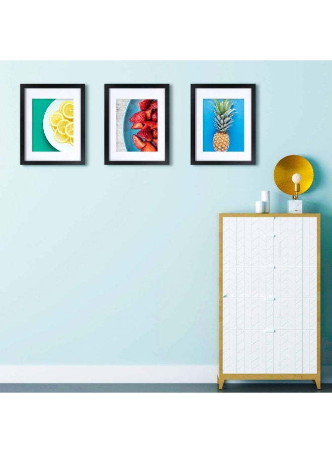 إطار صور خشبي أسود مقاس A3 - إطار أنيق وبسيط مثالي للمنزل أو المكتب أو العرض في المعرض - Image 5