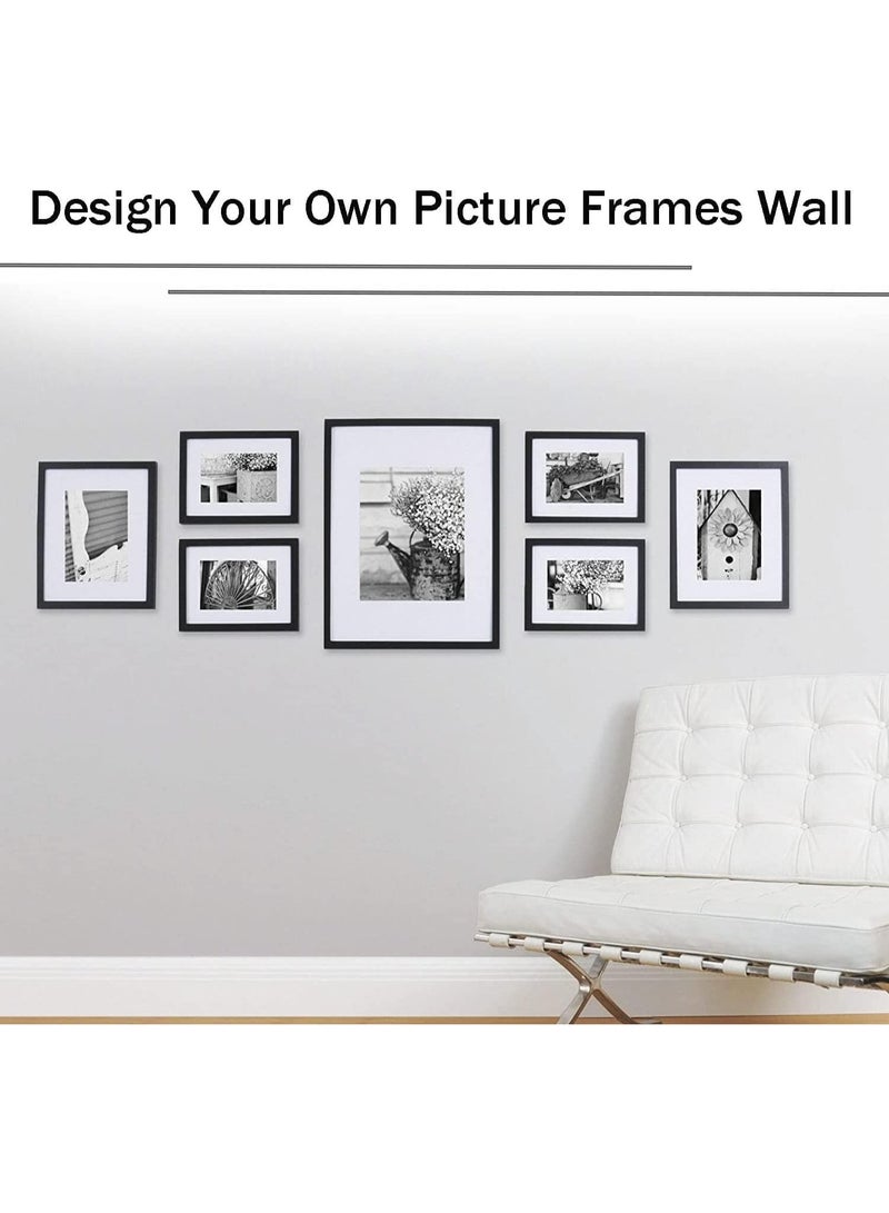 إطار صور خشبي أسود مقاس A3 - إطار أنيق وبسيط مثالي للمنزل أو المكتب أو العرض في المعرض - Image 1