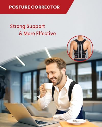 Hurmoya Back Brace Posture Corrector for Women and Men Lower and Upper Back Pain Relief Shoulder Straightener and Adjustable Full Back and Lumbar Support - Image 5