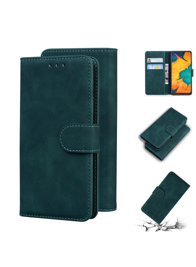 اس-توب جراب لهاتف Samsung Galaxy A20 / A30 مصنوع من الجلد بلون نقي وملمس ناعم - Image 1