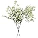 Melorca&Guilla Melorca&Guilla Artificial Plants,2PCS 43.3" Green Nandina Faux Branches for Vase,Artificial Plants for Shop Garden  - Image 2