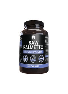 PURE ORIGINAL INGREDIENTS Saw Palmetto (365 Capsules) No Magnesium Or Rice Fillers Always Pure Lab Verified  - Image 2