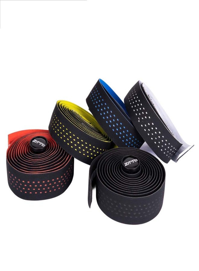 ZTTO Soft Breathable Road Bike Bicycle Handlebar Tape Cork EVA PU Bar Tape Professional Cycling Damping Anti-Vibration Wrap With 2 Bar Plug - Image 2