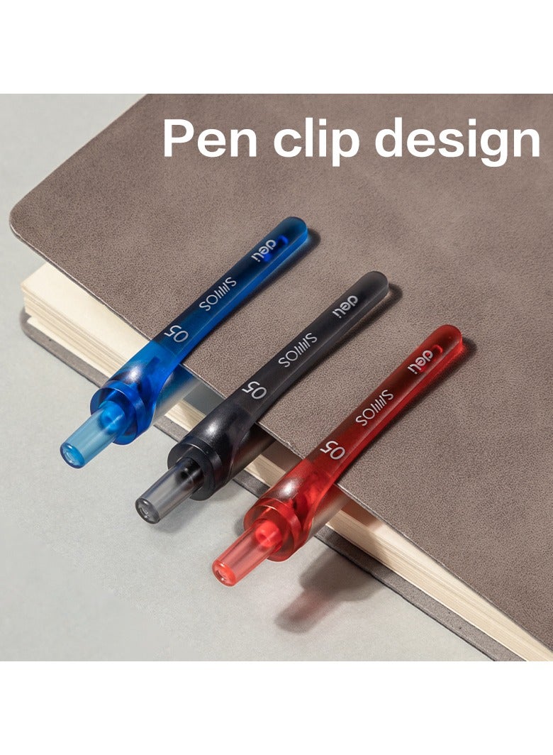 ديليEG075-RD قلم جيل 0.5 ملم حبر أحمر، 12 قطعة – مثالي للكتابة السلسة والاستخدام المدرسي - Image 4