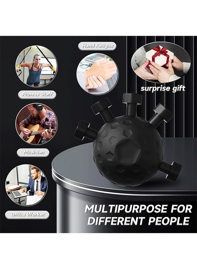 جهاز تقوية قبضة اليد، جهاز تقوية قبضة اليد، جهاز اختبار تقوية قبضة اليد، أجهزة تمارين اليد لتقوية اليد، أداة تمرين قبضة الأصابع (أسود) - Image 5