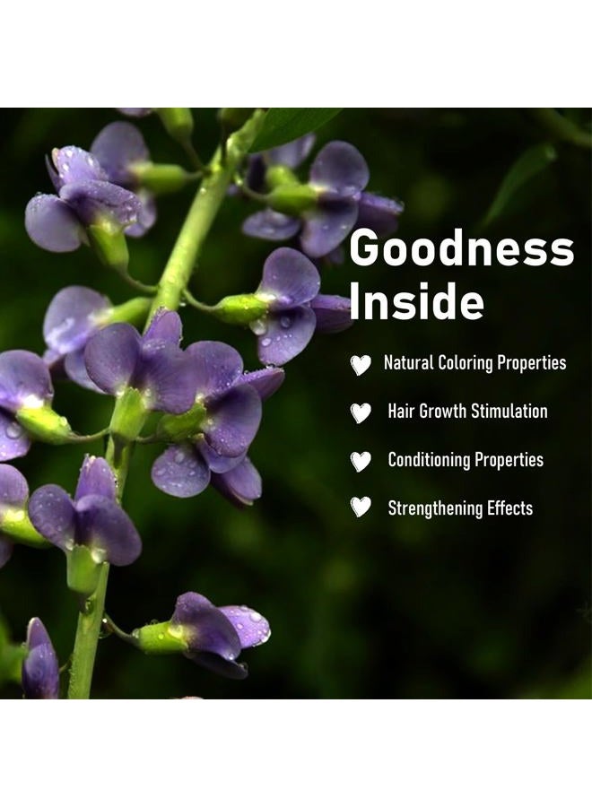 mi nature Indigo Powder 100% Pure Natural Organically Grown Indigo Powder- For HAIR (227g / (1/2 lb) / 8 ounces) - Image 2