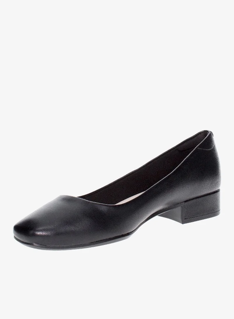 موليكا صنادل موليكا نسائية بكعب منخفض أسود | صنع في البرازيل