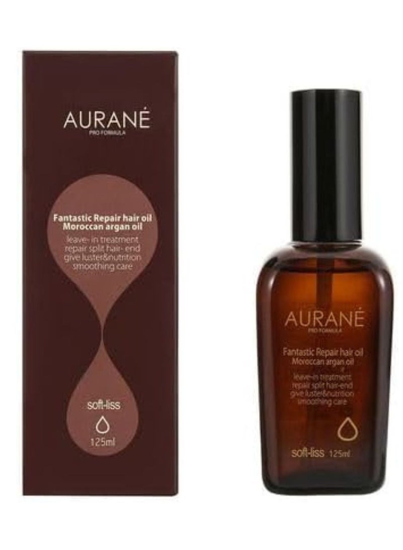 Aurane Moroccan Argan Oil Fantastic Repair Hair Oil 125ML | Revitalize, Repair Split Ends, Add Luster & Nutrition, Smoothing Leave-In Treatment for Healthy and Resilient Hair - Image 1