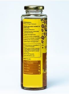 Samsthiti SAMSTHITI Ginger Infused Honey is 100% organic, pure, unprocessed and raw. Sweeten your life and day with our medicinal value rich Ginger Infused Honey.  - Image 3