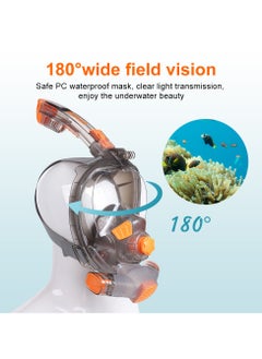 Full Face Snorkel Mask with Scuba Tank Compatibility – 180° Wide View, Anti-Fog, Waterproof, Smooth Breathing, CO₂ Separation, Camera Holder | Snorkeling Gear - pzsku/ZC31C2CF1D29C536A9240Z/45/_/1740127467/bc064a59-5181-4d5b-a95a-09356ce88eb8