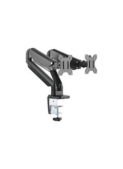 erorex Dual 17"-32" Monitor Arm Aluminum Desk Mount Fits Two Monitor Full Motion Adjustable With Usb 3.0- Vesa/C-Clamp/Grommet/Cable Management  - Image 3