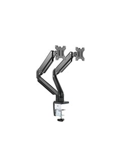 erorex Dual 17"-32" Monitor Arm Aluminum Desk Mount Fits Two Monitor Full Motion Adjustable With Usb 3.0- Vesa/C-Clamp/Grommet/Cable Management  - Image 5
