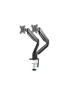 erorex Dual 17"-32" Monitor Arm Aluminum Desk Mount Fits Two Monitor Full Motion Adjustable With Usb 3.0- Vesa/C-Clamp/Grommet/Cable Management  - Image 4