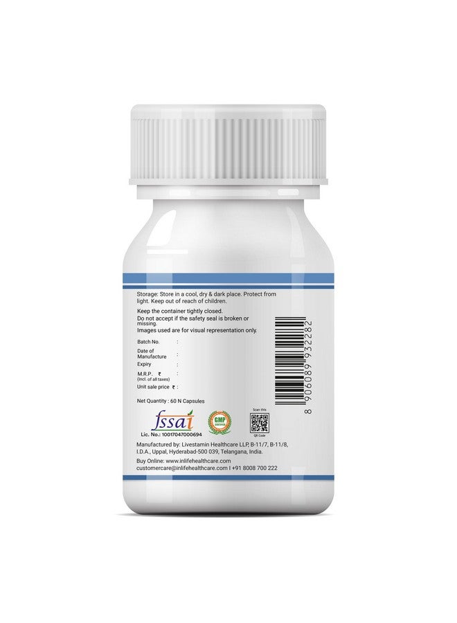 INLIFE بروبيوتيك لاكتوباسيلس أسيودوفيلس 5 مليار CFU | مكمل صحة الأمعاء للرجال والنساء | صحة الجهاز الهضمي، معزز المناعة | يعزز توازن البروبيوتيك - 60 كبسولة نباتية (عبوة من 1، 60) - Image 5