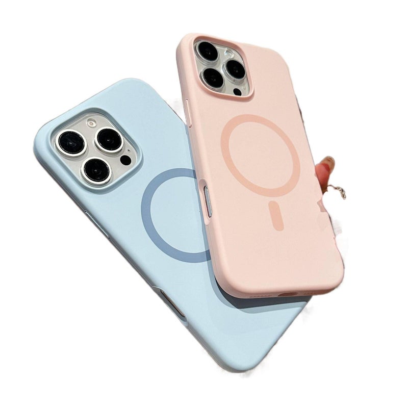 غطاء MagSafe | لـ iPhone 14 / 14 Plus / 14 Pro / 14 Pro Max | وردي | سيليكون | سيليكون سائل | فتحة كبيرة - Image 3