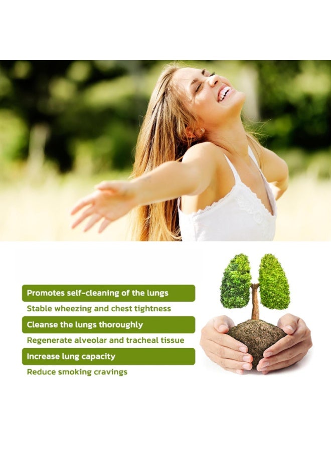 Googeer Natural Essence Lung Support Spray Powerful Respiratory Cleanse for Breath Health Deep Cleaning Mist 30ml 2 Packs - Image 2