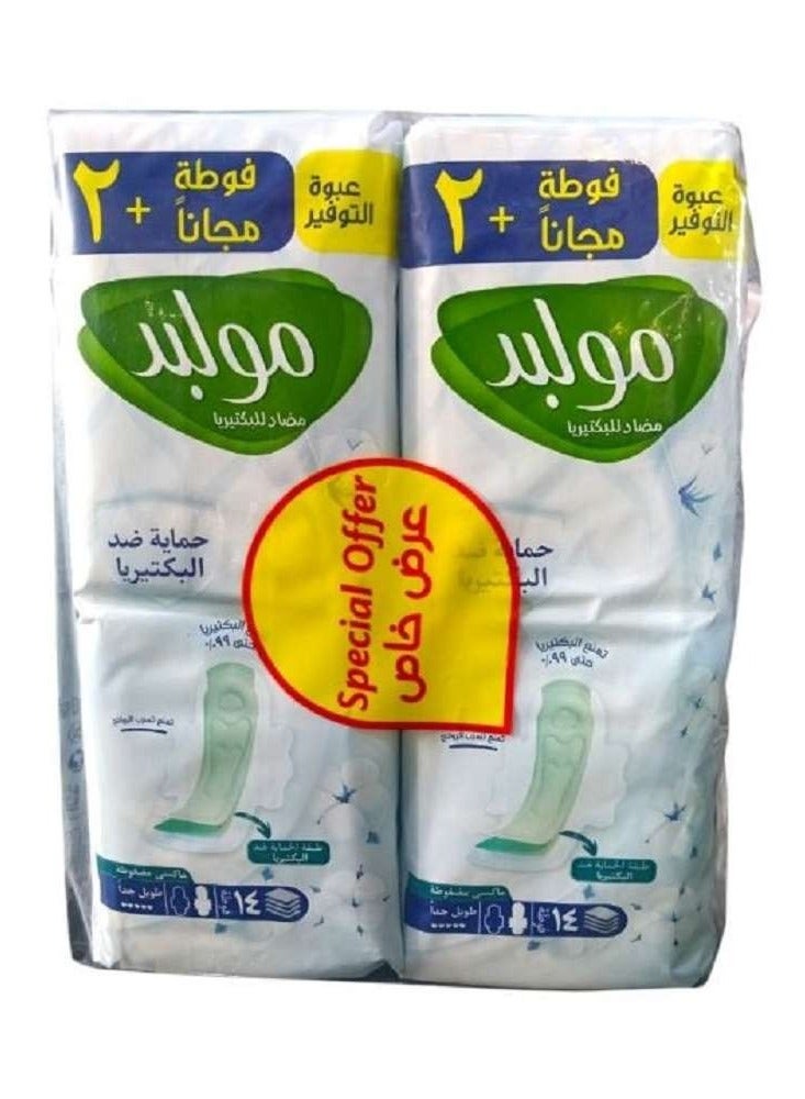 Molped Sterile Antibacterial Feminine Pads provide complete comfort and comprehensive protection