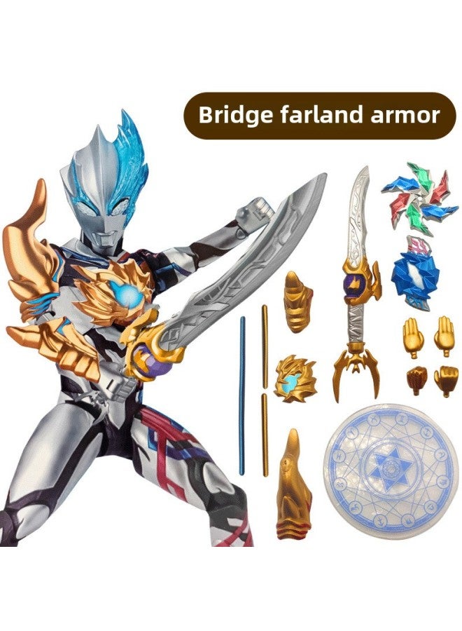 Shining Toys Super Action Figure Model Boys Children's Day-Color:818 Brizawa (fidelland Ultimate Armor) 18cm Multi-joint Super Movable - Image 1