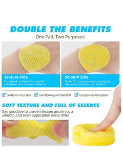 IKZEE 120 Pcs (Two Packs) Kojic Acid & Turmeric Cleansing Pads for Dark Spots Turmeric Kojic Acid Cleansing Pads Helps Balance Skin Oil & Water Fade Spot Remove Excess Keratin Clean Oil Refines Pores  - Image 4