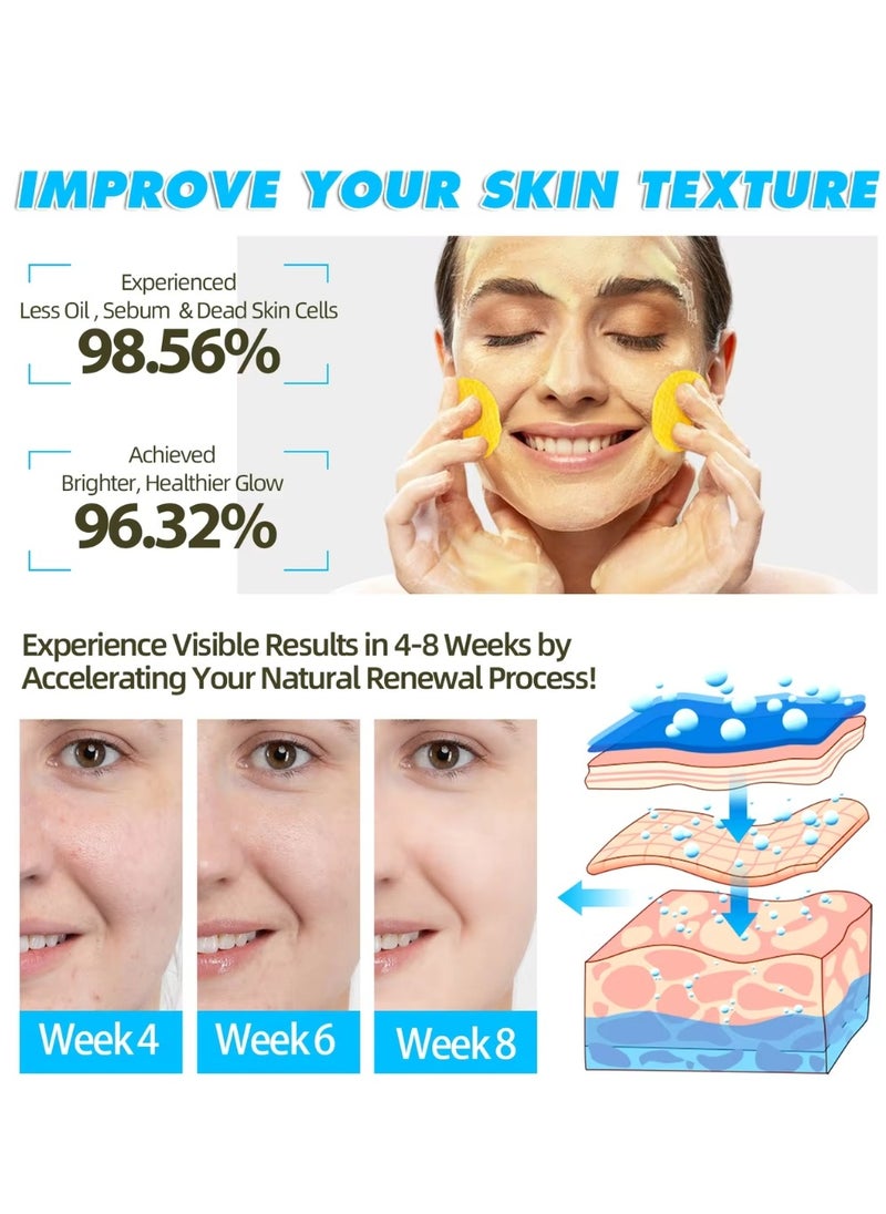 IKZEE 120 Pcs (Two Packs) Kojic Acid & Turmeric Cleansing Pads for Dark Spots Turmeric Kojic Acid Cleansing Pads Helps Balance Skin Oil & Water Fade Spot Remove Excess Keratin Clean Oil Refines Pores  - Image 5
