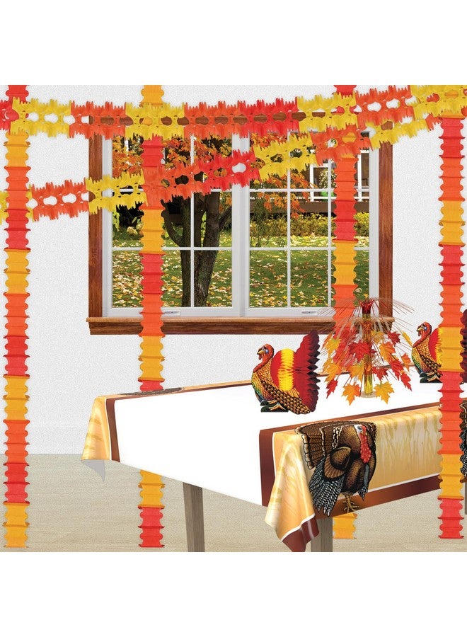 بيستل قطعة مركزية على شكل ديك رومي من مناديل Beistle الملونة - Image 4