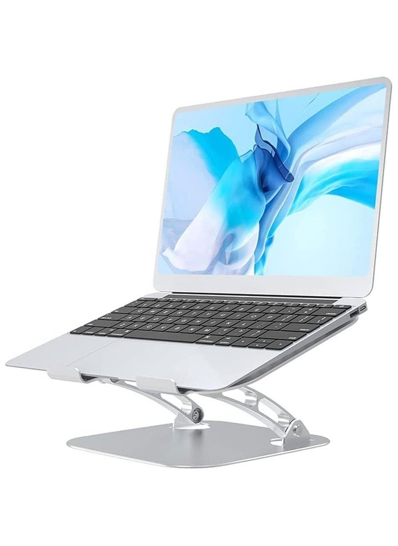Laptop Stand, Notebook Stand Ergonomic Height Angle Adjustable Computer Laptop Holder Compatible with MacBook, Air, Pro, Dell XPS, Samsung, Alienware All Laptops 11-17" - Image 1