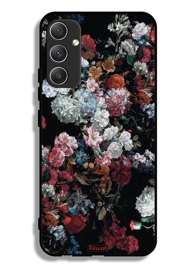 Tolwak Samsung Galaxy A34 5G Protective Case Cover Vintage Roses - Image 1