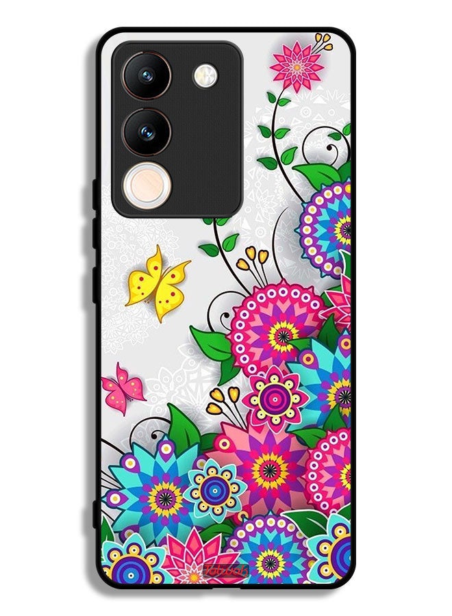 Tolwak vivo Y200 Protective Case Cover Mandala Flowers - Image 1