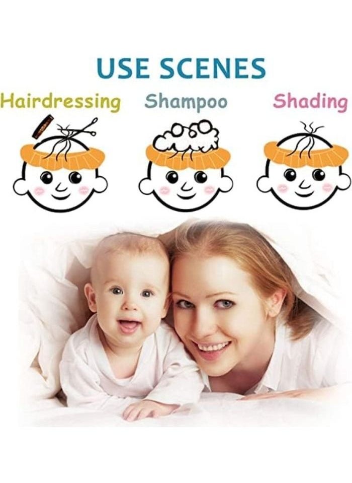 Generic - Baby Protective Shower Cap, Baby Shower Shield, Preventing Shampoo During Bathing and Washing Head, Shampoo Bathing Protector for Children's Safety in the Bathroom (Blue) - Image 1