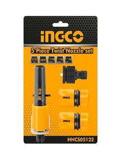 إنجكو طقم وصلات سريعة للحديقة ، 5 قطع ، موديل HHCS05122  - Image 3