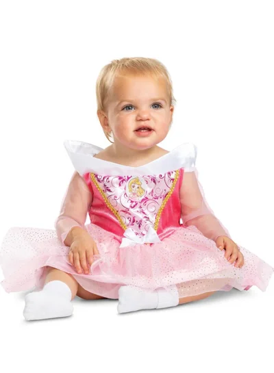 Party Centre Disney Baby Sleeping Beauty Aurora Classic Infant Costume, Red,12-18 Months