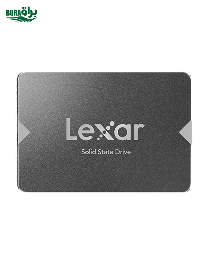 BURAQ Lexar NS100 2.5 inch SATA3 Notebook Desktop SSD Solid State Drive, Capacity: 256GB(Gray)  - Image 1